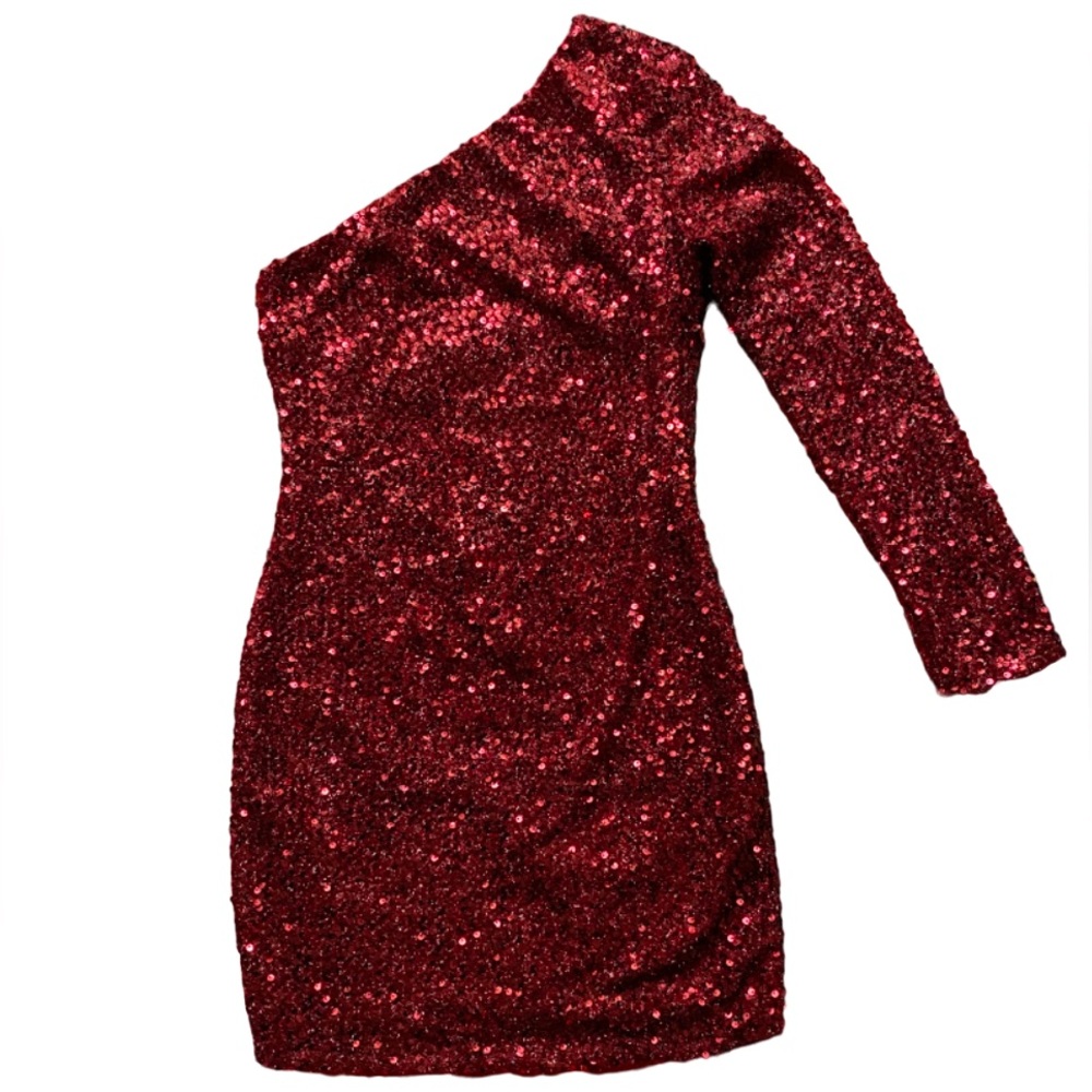Charlotte Russe Red Sequins Dress
